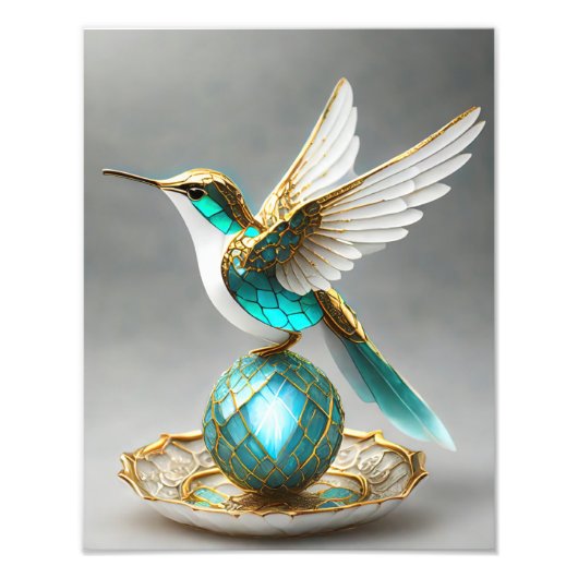 Hummingbird Island Lemurian Continental Guardian Fotodruck (Vorne)