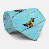 Hummingbird ist bereit zum Fliegen Krawatte (Gerollt)
