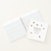 Hummingbird Journal mit Emily Dickinson Zitat Notizblock (Innenseite)