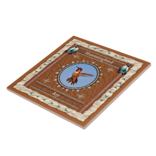Hummingbird - Joy Keramik Tile Fliese (Seite)