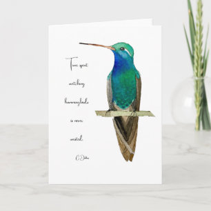 Hummingbird Karte