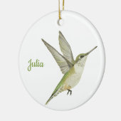 Hummingbird Keramik Ornament (Links)