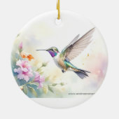 Hummingbird Keramik Ornament (Hinten)