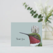 Hummingbird King danke einer Flachkarte (Stehend Vorderseite)
