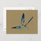 Hummingbird King Postcard Postkarte (Vorne/Hinten)