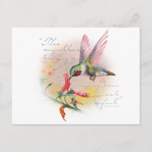 Hummingbird - Kleine Dinge sind die schönsten. Postkarte
