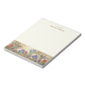 Hummingbird Klimt Style Personalized Custom Name Notizblock (Rotiert)
