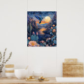 Hummingbird Landschaftlich Poster (Küche)