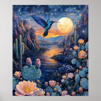 Hummingbird Landschaftlich Poster