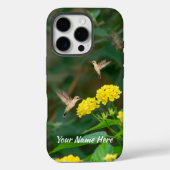Hummingbird & Lantana Floral iPhone Case (Rückseite)