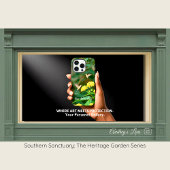 Hummingbird & Lantana Floral iPhone Case