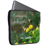 Hummingbird & Lantana Floral  Laptopschutzhülle (Vorne Rechts)