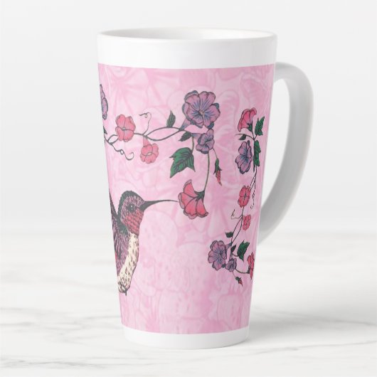Hummingbird Latte Tasse (Rechte Ecke)