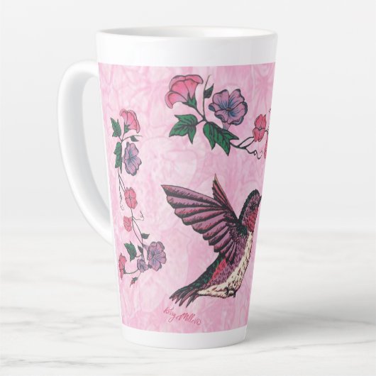 Hummingbird Latte Tasse (Linke Ecke)