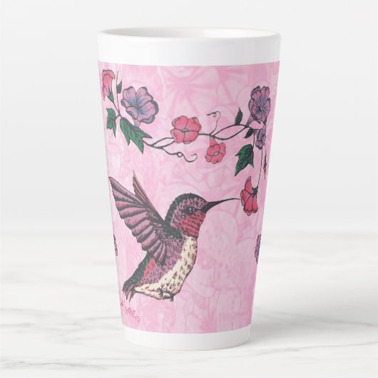 Hummingbird Latte Tasse (Vorderseite)