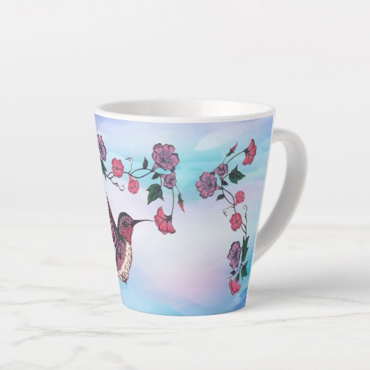 Hummingbird Latte Tasse (Rechte Ecke)
