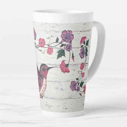 Hummingbird Latte Tasse (Rechte Ecke)