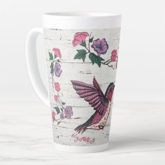 Hummingbird Latte Tasse (Linke Ecke)
