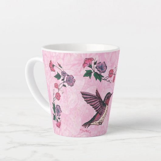 Hummingbird Latte Tasse (Linke Ecke)