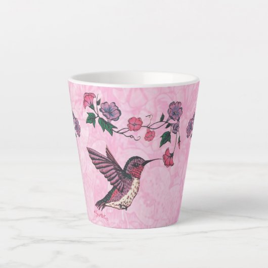 Hummingbird Latte Tasse (Vorderseite)