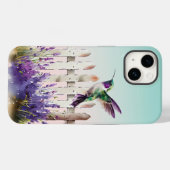Hummingbird Lavender Floral Case-Mate iPhone Hülle (Rückseite (Horizontal))