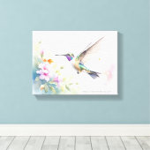 Hummingbird Leinwanddruck (Insitu (Holzboden))