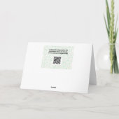 Hummingbird Liebe Glaube Bibelbibliothekskarte Karte (Rückseite)