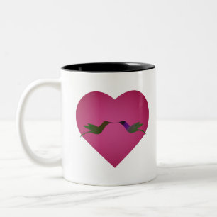 Hummingbird-Liebe Zweifarbige Tasse