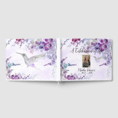 Hummingbird & Lila Orchids Gästebuch (Voll)