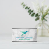 Hummingbird-Logo Visitenkarte (Stehend Vorderseite)