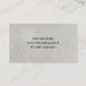 Hummingbird-Logo Visitenkarte (Rückseite)