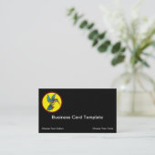 Hummingbird Logo-Visitenkarte Visitenkarte (Stehend Vorderseite)