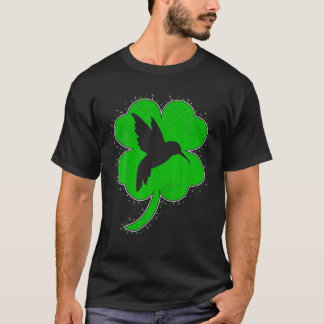 Hummingbird Lover Irish Kleeblatt Hummingbird St P T-Shirt