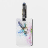 Hummingbird Luggage Tag Gepäckanhänger (Rückseite vertikal)