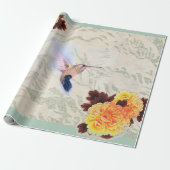 HUMMINGBIRD MARIGOLD Wrapping Paper Geschenkpapier (Ungerollt)