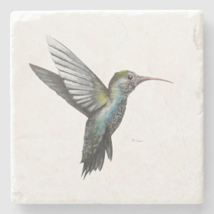 Hummingbird-Marmor-Untersetzer Steinuntersetzer