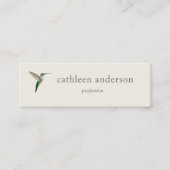 Hummingbird Mini Business Card Mini Visitenkarte (Vorderseite)