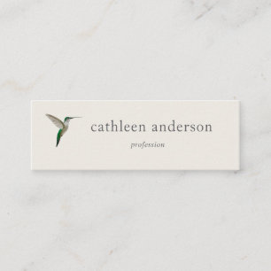 Hummingbird Mini Business Card Mini Visitenkarte