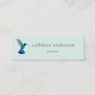 Hummingbird Mini Business Card Mini Visitenkarte
