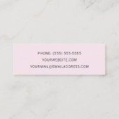 Hummingbird Mini Business Card Mini Visitenkarte (Rückseite)