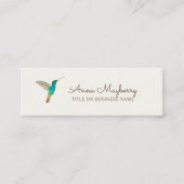 Hummingbird Mini Business Card Mini Visitenkarte (Vorderseite)