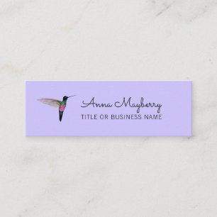 Hummingbird Mini Business Card Visitenkarte