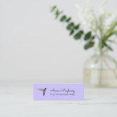 Hummingbird Mini Business Card Visitenkarte (Stehend Vorderseite)