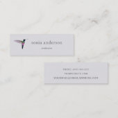 Hummingbird Mini Business Card Visitenkarte (Vorne/Hinten)