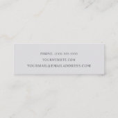 Hummingbird Mini Business Card Visitenkarte (Rückseite)