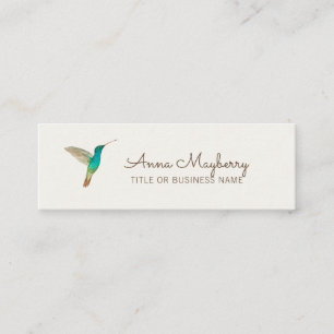 Hummingbird Mini Business Card Visitenkarte
