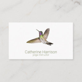 Hummingbird Minimal Modern Visitenkarte