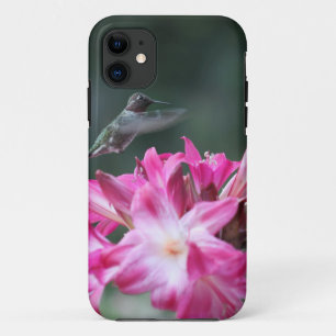 Hummingbird mit Belladonna-Lilien iPhone 11 Hülle