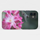 Hummingbird mit Belladonna-Lilien Case-Mate iPhone Hülle (Rückseite (Horizontal))