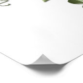 Hummingbird mit Blume 2 Print Poster (Ecke)